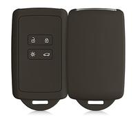 kwmobile Funda de Silicona Compatible con Renault Llave de Coche Smart Key - Carcasa Protectora para Llavero - Case Mando de Auto Verde Oliva
