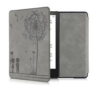 kwmobile Funda Kindle Paperwhite - Funda con Tapa Magnética de Cuero Sintético - Gris