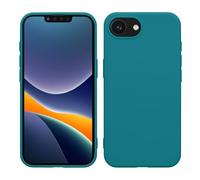 kwmobile Funda para Apple iPhone 16e Carcasa - Ultrafina de TPU y Silicona con Bordes elevados anticaídas - petróleo Mate