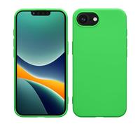 kwmobile Funda para Apple iPhone 17e / iPhone 16e Carcasa - Ultrafina de TPU y Silicona con Bordes elevados anticaídas - Verde neón