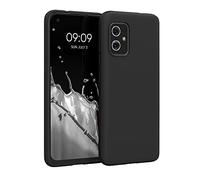 kwmobile Funda para ASUS Zenfone 8 Carcasa - Ultrafina de TPU y Silicona con Bordes elevados anticaídas - Negro Mate