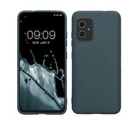 kwmobile Funda para ASUS Zenfone 8 Carcasa - Ultrafina de TPU y Silicona con Bordes elevados anticaídas - Pizarra Oscura