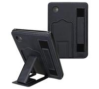 kwmobile Funda para e-Reader Kobo Clara 2E Case - Carcasa para E-Book con Soporte Magnético Plegable y Cinta de Mano - Azul Oscuro