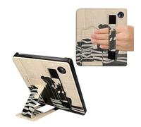 kwmobile Funda para e-Reader Kobo Libra 2 Case - Carcasa para E-Book con Soporte Magnético y Cinta de Mano y Cierre Magnético - Chica lectora