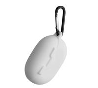 kwmobile Funda para Estuche de Auriculares Compatible con Beats Studio Buds Funda - Case de Silicona para Cascos - Blanco