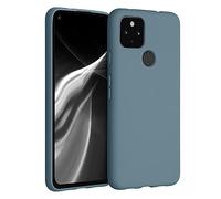 kwmobile Funda para Google Pixel 4a 5G Carcasa - Ultrafina de TPU y Silicona con Bordes elevados anticaídas - Noche ártica