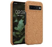 kwmobile Funda para Google Pixel 8a - Carcasa Protectora de Corcho para teléfono móvil - Cover Trasero rígido y Resistente