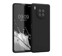 kwmobile Funda para Honor 50 Lite Carcasa - Ultrafina de TPU y Silicona con Bordes elevados anticaídas - Negro