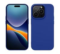 kwmobile Funda para iPhone 14 Pro Carcasa - Case de TPU y Silicona Ultrafino para Smartphone - Protector antigolpes con Bordes elevados para móvil - Apto para Carga inalámbrica - Azul báltico