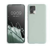 kwmobile Funda para Motorola Edge 30 Neo Carcasa - Ultrafina de TPU y Silicona con Bordes elevados anticaídas - Menta Cool