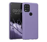 kwmobile Funda para Motorola Moto G Stylus 5G Carcasa - Ultrafina de TPU y Silicona con Bordes elevados anticaídas - Lavanda
