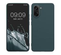 kwmobile Funda para OnePlus Nord CE5 Carcasa - Ultrafina de TPU y Silicona con Bordes elevados anticaídas - Pizarra Oscura