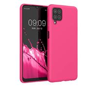 Funda kwmobile compatible con Samsung Galaxy A12 - Carcasa protectora de silicona TPU suave y fina - Rosa ne n