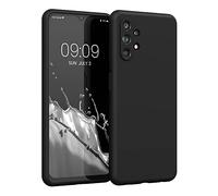 kwmobile Funda para Samsung Galaxy A13 4G Carcasa - Ultrafina de TPU y Silicona con Bordes elevados anticaídas - Negro