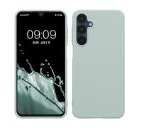 kwmobile Funda para Samsung Galaxy A16 5G Carcasa - Ultrafina de TPU y Silicona con Bordes elevados anticaídas - Menta Cool