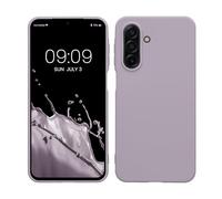 kwmobile Funda para Samsung Galaxy A17 4G / 5G Carcasa - Ultrafina de TPU y Silicona con Bordes elevados anticaídas - Lila