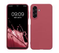 kwmobile Funda para Samsung Galaxy A26 5G Carcasa - Ultrafina de TPU y Silicona con Bordes elevados anticaídas - Rosa Oscuro