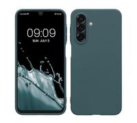 kwmobile Funda para Samsung Galaxy A26 5G Carcasa - Ultrafina de TPU y Silicona con Bordes elevados anticaídas - Pizarra Oscura