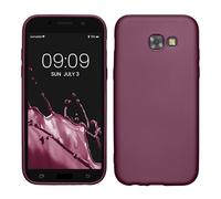 kwmobile Funda para Samsung Galaxy A5 (2017) Carcasa - Case TPU y Silicona Ultrafino - Antigolpes con Bordes elevados - Apto Carga inalámbrica - Lavanda Metalizado