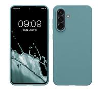 kwmobile Funda para Samsung Galaxy A56 5G Carcasa - Ultrafina de TPU y Silicona con Bordes elevados anticaídas - Noche ártica