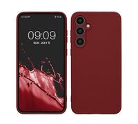 kwmobile Funda para Samsung Galaxy S23 FE Carcasa - Ultrafina de TPU y Silicona con Bordes elevados anticaídas - Violeta Burdeos