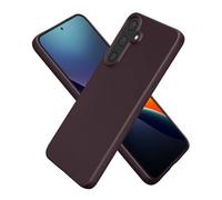 kwmobile Funda para Samsung Galaxy S25 FE Carcasa - Case TPU y Silicona Ultrafino - Antigolpes con Bordes elevados - Apto Carga inalámbrica - Frambuesa metálico