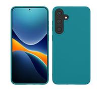 kwmobile Funda para Samsung Galaxy S25 Plus Carcasa - Ultrafina de TPU y Silicona con Bordes elevados anticaídas - petróleo Mate