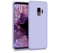 kwmobile Funda para Samsung Galaxy S9 Carcasa - Ultrafina de TPU y Silicona con Bordes elevados anticaídas - Lavanda Pastel