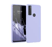 kwmobile Funda para TCL 20 SE Carcasa - Ultrafina de TPU y Silicona con Bordes elevados anticaídas - Lavanda Pastel