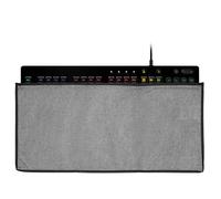 kwmobile Funda para Teclado Compatible con Logitech G213 Prodigy Gaming Estuche para Teclado con Cremallera - Gris Oscuro