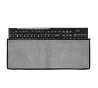 kwmobile Funda para Teclado Compatible con Logitech MK270 Wireless Estuche para Teclado con Cremallera - Gris Oscuro