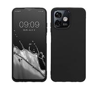 kwmobile Funda para Ulefone Note 16 Pro Carcasa - Ultrafina de TPU y Silicona con Bordes elevados anticaídas - Negro Mate