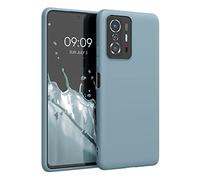 kwmobile Funda para Xiaomi 11T / 11T Pro Carcasa - Ultrafina de TPU y Silicona con Bordes elevados anticaídas - Noche ártica