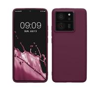 kwmobile Funda para Xiaomi 13T / 13T Pro Carcasa - Ultrafina de TPU y Silicona con Bordes elevados anticaídas - Violeta Burdeos