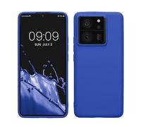 kwmobile Funda para Xiaomi 13T / 13T Pro Carcasa - Ultrafina de TPU y Silicona con Bordes elevados anticaídas - Azul báltico