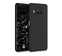 kwmobile Funda para Xiaomi Mi 10T Lite Carcasa - Ultrafina de TPU y Silicona con Bordes elevados anticaídas - Negro Mate