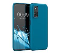kwmobile Funda para Xiaomi Mi 10T / Mi 10T Pro Carcasa - Ultrafina de TPU y Silicona con Bordes elevados anticaídas - Azul océano