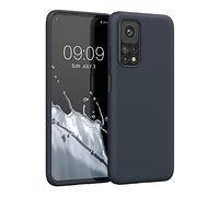 kwmobile Funda para Xiaomi Mi 10T / Mi 10T Pro Carcasa - Ultrafina de TPU y Silicona con Bordes elevados anticaídas - Azul turquí