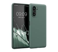 kwmobile Funda para Xiaomi Mi 11i / Poco F3 Carcasa - Ultrafina de TPU y Silicona con Bordes elevados anticaídas - Azul Verdoso