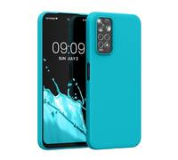 kwmobile Funda para Xiaomi Redmi Note 11 / Note 11S Carcasa - Ultrafina de TPU y Silicona con Bordes elevados anticaídas - Glaciar Cool