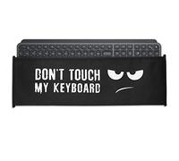 kwmobile Funda Protectora para Teclado Logitech MX Keys Wireless - Cubierta para el Polvo o Salpicaduras con Don't Touch my Keyboard