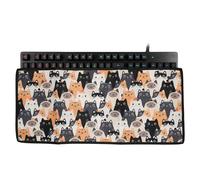 kwmobile Funda Protectora para Teclado PC Logitech G512/G513 Carbon Tactile/Linear/GX Blue - Cubierta para Keyboard Antipolvo Suciedad Huellas Dactilares Salpicaduras - Gatitos