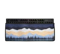 kwmobile Funda Protectora para Teclado PC Logitech G512/G513 Carbon Tactile/Linear/GX Blue - Cubierta para Keyboard Antipolvo Suciedad Huellas Dactilares Salpicaduras - Noche de Estrellas Lago