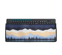 kwmobile Funda Protectora para Teclado PC Logitech MK270 Wireless - Cubierta para Keyboard Antipolvo Suciedad Huellas Dactilares Salpicaduras - Noche de Estrellas Lago