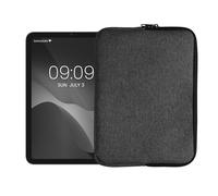 kwmobile Funda Universal para Tablet - Estuche de Tela con Cierre de Cremallera para Tableta de 9,7 a 11 Pulgadas - Bolsa Protectora para Tablet con Correa de Mano