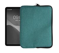 kwmobile Funda Universal para Tablet - Estuche de Tela con Cierre de Cremallera para Tableta de 9,7 a 11 Pulgadas - Bolsa Protectora para Tablet con Correa de Mano