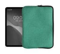 kwmobile Funda Universal para Tablet - Estuche de Tela de Lona con Cierre de Cremallera para Tableta de 9,7 a 11 Pulgadas - Bolsa Protectora para Tablet con Correa de Mano