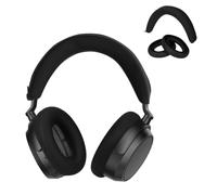kwmobile Juego de Fundas de Silicona para Auriculares de Diadema y Almohadillas compatibles con Sennheiser ACCENTUM Wireless - Fundas - Negro