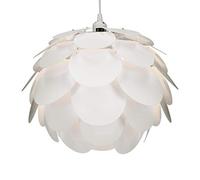 kwmobile Lámpara puzzle de techo 40CM - Iluminación colgante de flor de cerezo - Set cable de 80CM y casquillo E27 - Lámpara rompecabezas en blanco - Bombilla no incluida