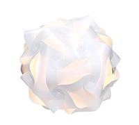 kwmobile Lámpara puzzle DIY 30 piezas - Lámpara de techo blanca con 15 diseños diferentes - Iluminación y decoración - Diámetro 40 CM tamaño XL